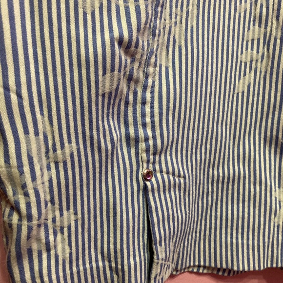 🥰 Tribal Size 14 Blue Pin Stripe Floral Skorts 🌸 - Picture 5 of 9